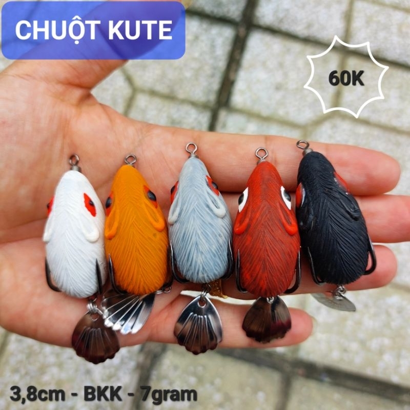 Chuột hơi siêu nhậy cá DoubleH, Lưỡi BKK, Titan. 7gram