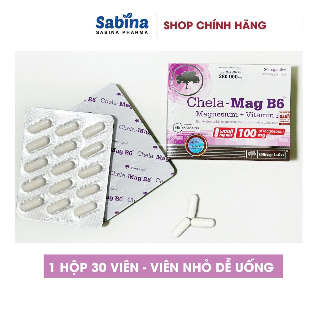 Chela-Mag B6 [Chính hãng] Olimp Labs – Bổ sung Magie và Vitamin B6