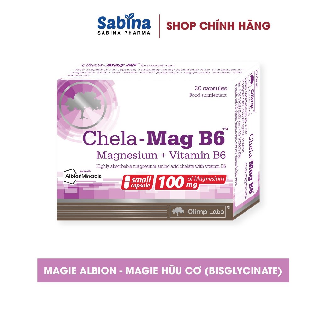 Chela-Mag B6 [Chính hãng] Olimp Labs – Bổ sung Magie và Vitamin B6
