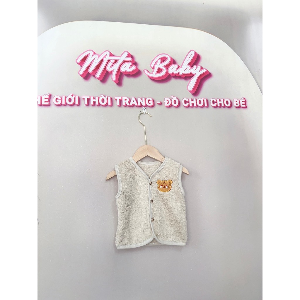 Áo Gile cho bé trai bé gái, lông mềm mịn siêu ấm cho mùa đông này ạ! Họa tiết hình mèo siêu dễ thương.