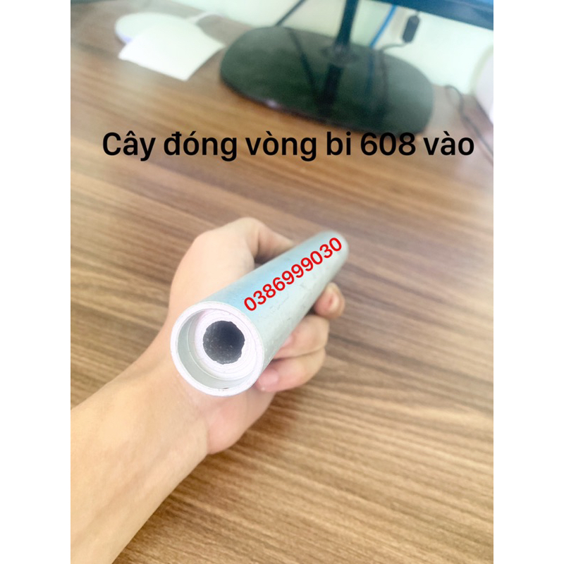 Cảo bạc đạn quạt điều hoà và cây đóng vòng bi 608 vào