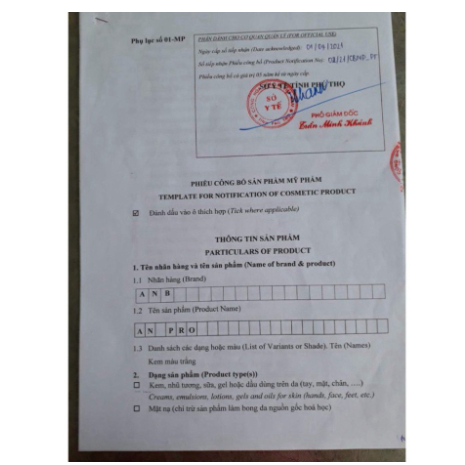 Kem Chống Nắng nâng tone Lâu Trôi Làm Sáng Da An pro Tâm An SPF50+ PA++++ 50ML