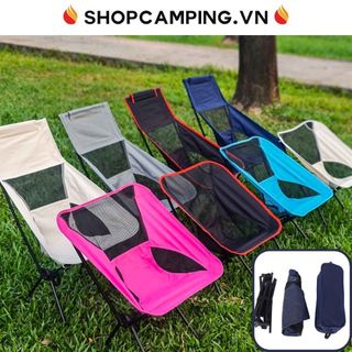 Ghế thư giãn gấp gọn khung thép chịu lực, ghế xếp dã ngoại cắm trại - Camping Vietnam