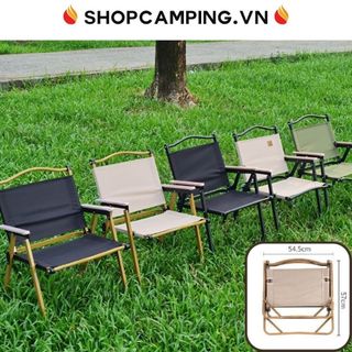 Ghế xếp dã ngoại vintage, ghế câu cá gấp gọn cafe, du lịch cắm trại - Camping VietNam
