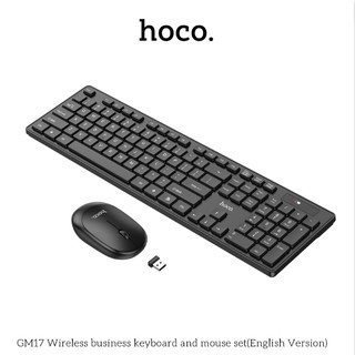 Bộ bàn phím chuột máy tính không dây hoco gm17 bảo hành chính hãng 12 tháng