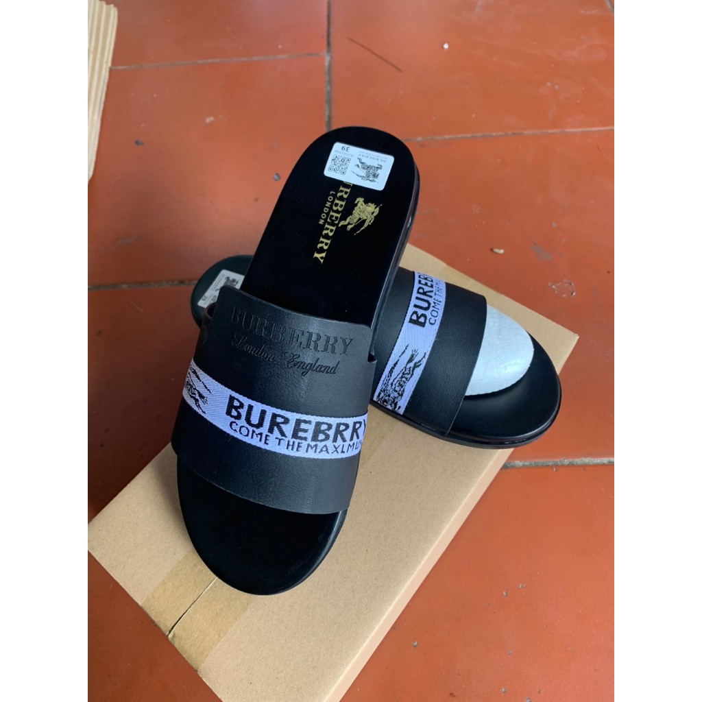 Dép nam quai ngang mới nhất,Dép quai ngang nam bukbery thời trang trẻ trung,dép da bò đế cao su siêu bền