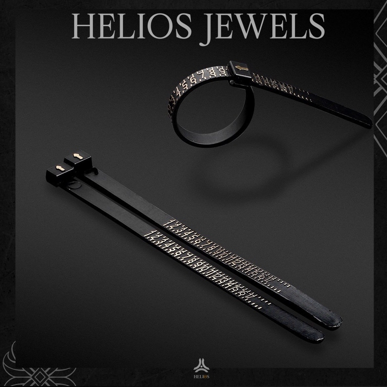Thanh Đo Size Nhẫn Helios Jewels - Dụng Cụ Đo Chu Vi Ngón Tay Đeo Nhẫn