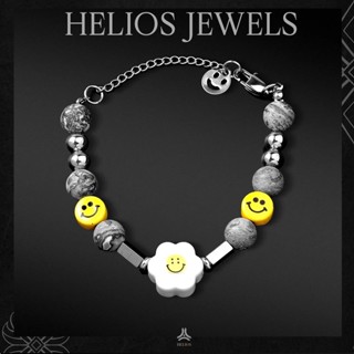 Vòng tay kim loại Helios Flower Smile