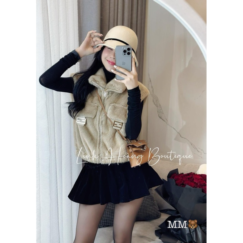 Áo Gile Lông Hàng Chuẩn QC , Chất Liệu Cao Cấp