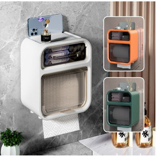 Hộp đựng giấy vệ sinh 2 tầng dán tường