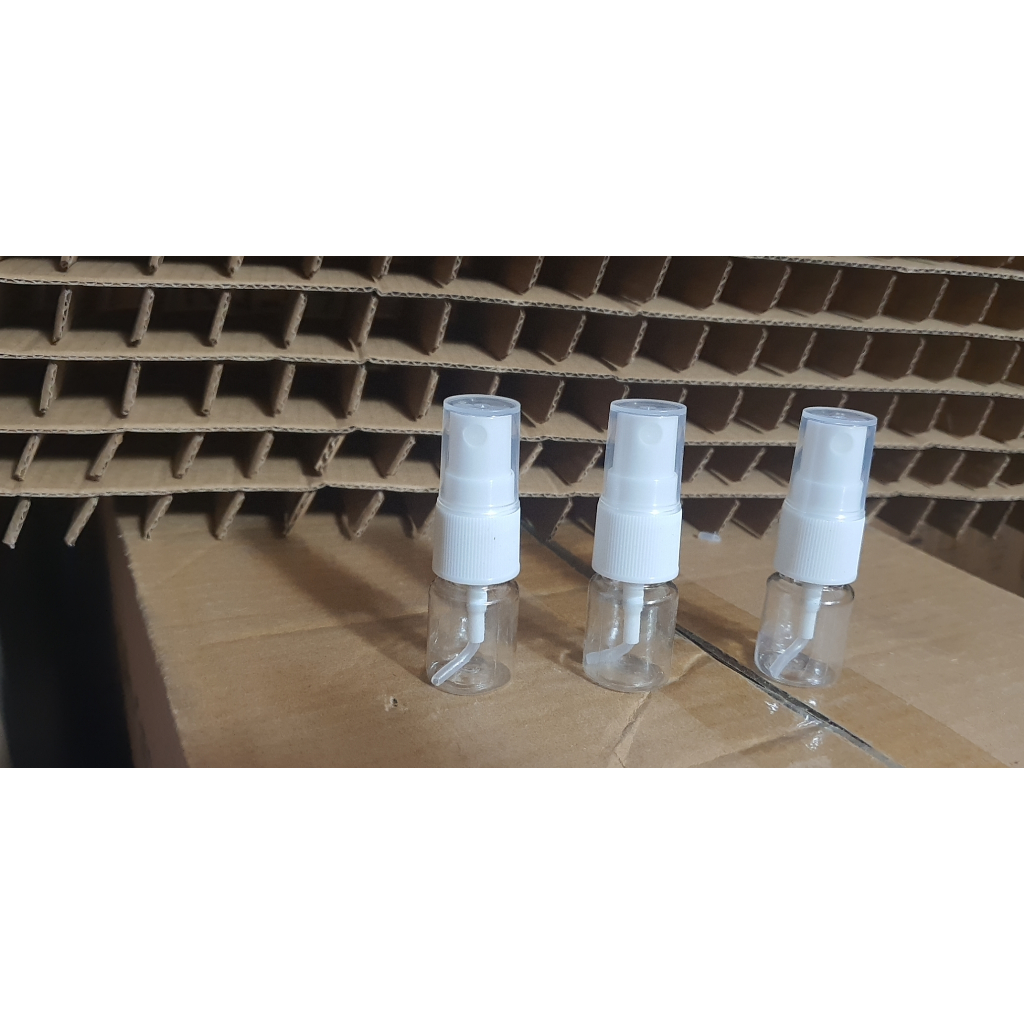 Chai nhựa xịt đen, xịt trắng 5ml 10ml 20ml trắng trong, nhựa HD trắng sữa