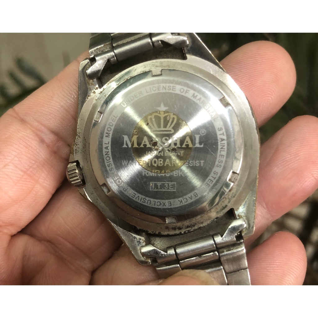 Đồng hô nam hiệu Marshal, si Nhật. Cỡ mặt 38mm