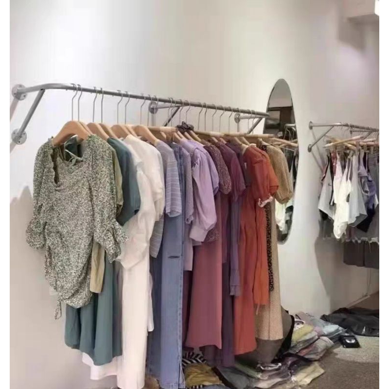 Thanh U Tăng Cứng Treo Quần Áo Cách tường 30cm Siêu Chắc Chắn - Sắt/ Inox + Sơn Tĩnh Điện