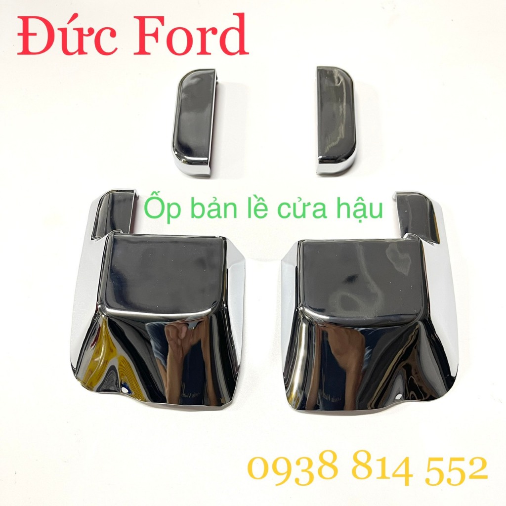 ỐP NHỰA XI MẠ INOX BẢN LỀ CỬA HẬU FORD TRANSIT