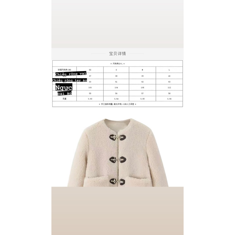 Áo khoác lông thời trang nữ