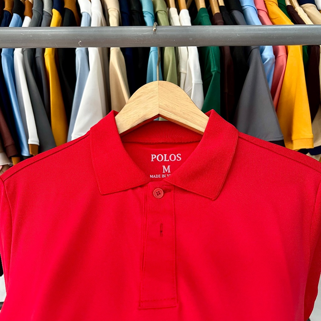 - Áo thun POLO nam vải cá sấu CVC cao cấp tay ngắn lịch sự POLOS3