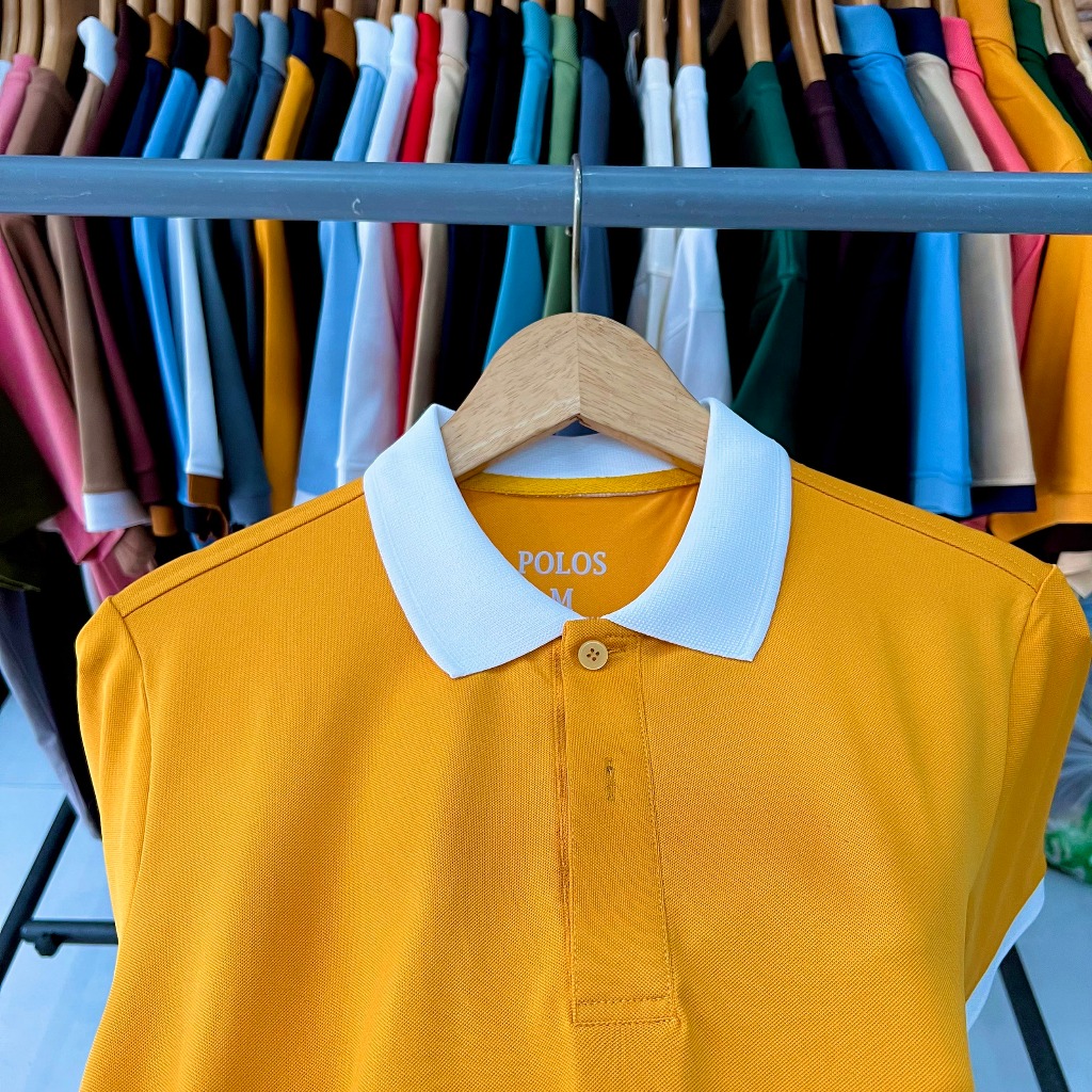 - Áo thun POLO nam vải cá sấu CVC cao cấp tay ngắn lịch sự POLOS3