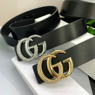 Thắt lưng nam dây nịt nam da bò kiểu bấm lỗ mặt gucc.i siêu đẹp HQ STORE