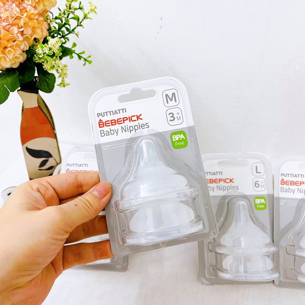 Núm Ti Bebepick Siêu Mềm 2 Van Khí - Hàng Chính Hãng - Bin's House