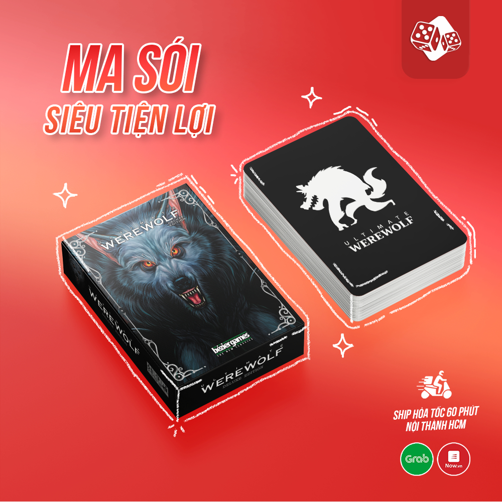 Bài MA SÓI việt hóa 55 lá CHẤT GIẤY DÀY- siêu tiện lợi