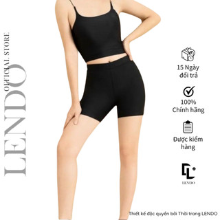 Quần Short Đùi Nữ Legging LENDO Tập Gym Yoga, Quần Mặc Trong Váy QLG23011