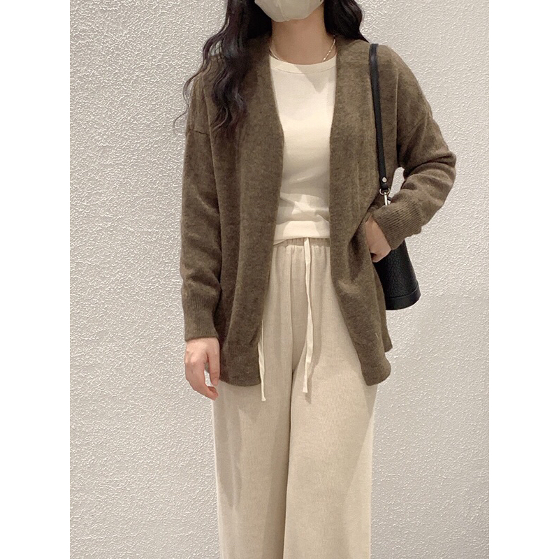 Áo cardigan len mịn Hàn Quốc phong cách nhẹ nhàng sang trọng