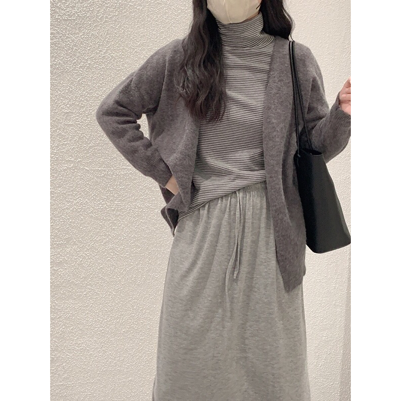 Áo cardigan len mịn Hàn Quốc phong cách nhẹ nhàng sang trọng