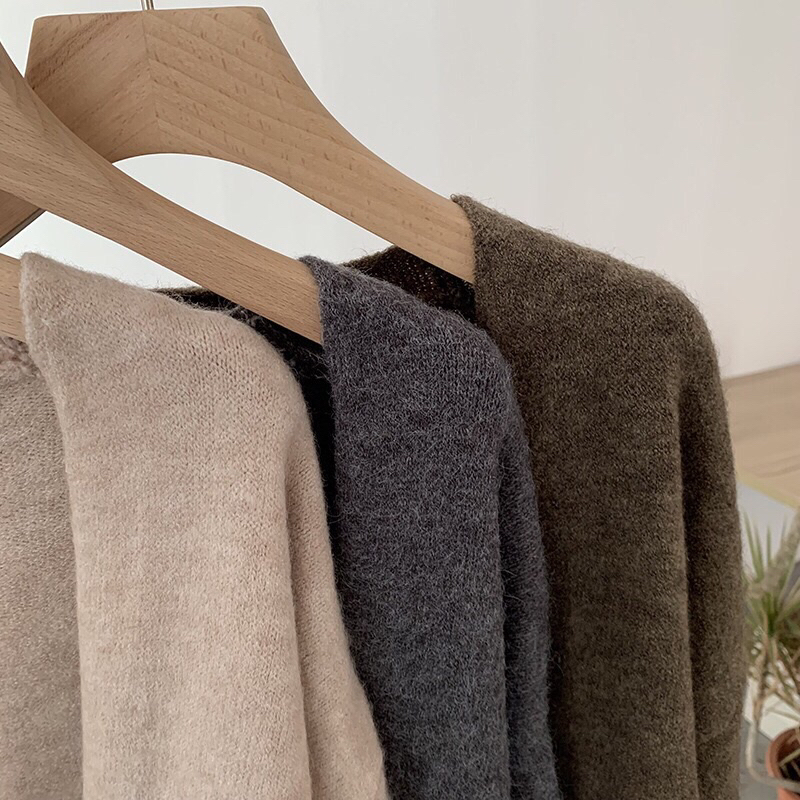 Áo cardigan len mịn Hàn Quốc phong cách nhẹ nhàng sang trọng