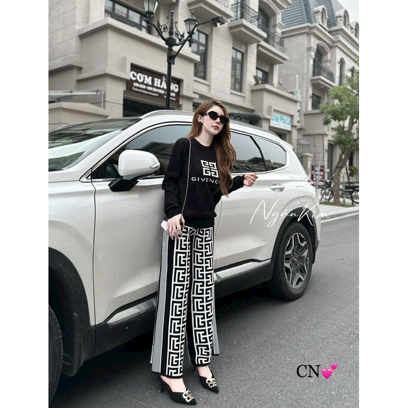 Sét Bộ Len Quảng Châu 2023 Thời Trang Dành Cho Nữ
