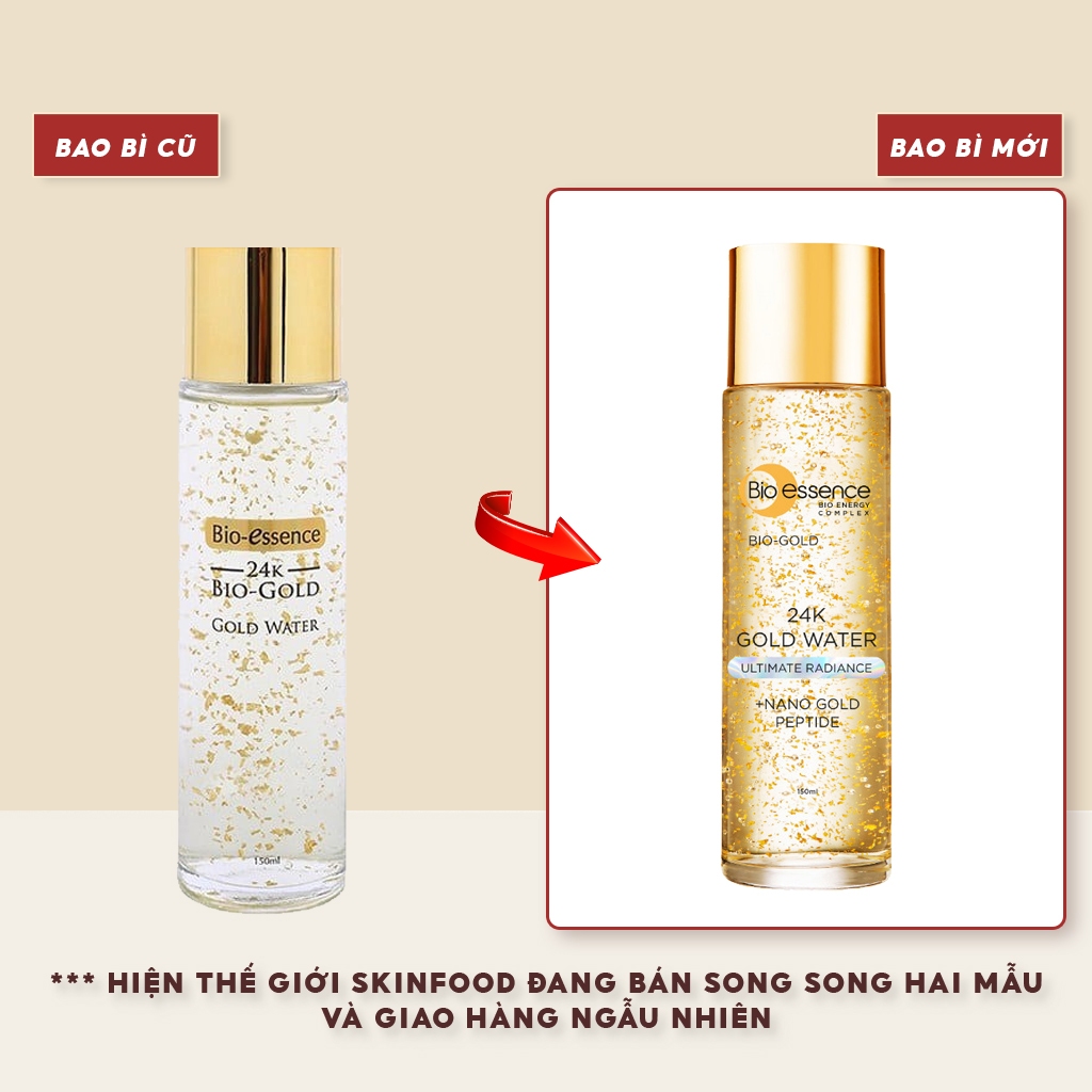 Nước Dưỡng Ngừa Lão Hóa Tinh Chất Vàng Bio-essence Bio-Gold Gold Water 150ml