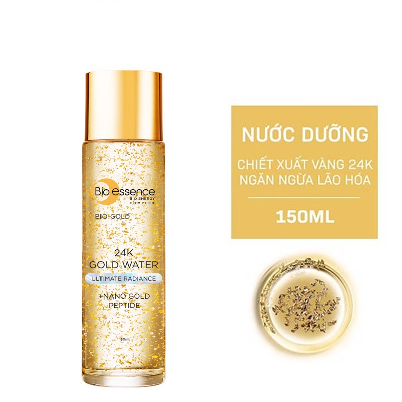 Nước Dưỡng Ngừa Lão Hóa Tinh Chất Vàng Bio-essence Bio-Gold Gold Water 150ml