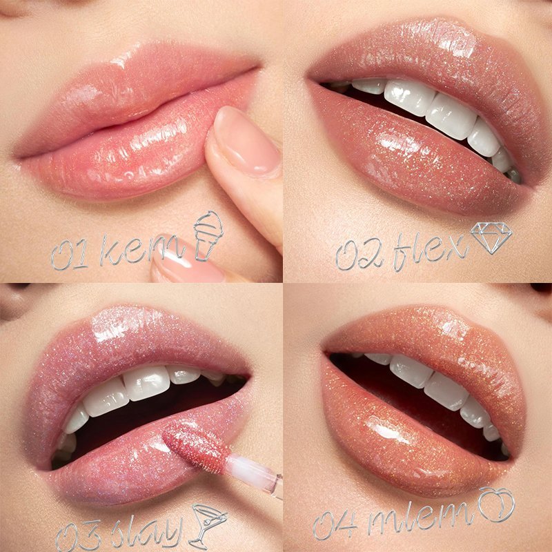 Son Bóng Có Nhũ, Mịn Môi, Lâu Trôi OFÉLIA Mintyice Sparkling Gloss 3.7g