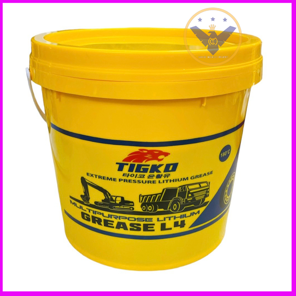 Mỡ bò bôi trơn chịu nhiệt Tigko Multipurpose Lithium Grease L4 - 4kg