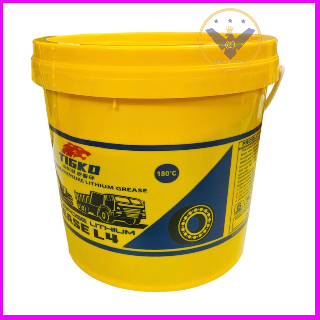 Mỡ bò bôi trơn chịu nhiệt Tigko Multipurpose Lithium Grease L4 - 4kg