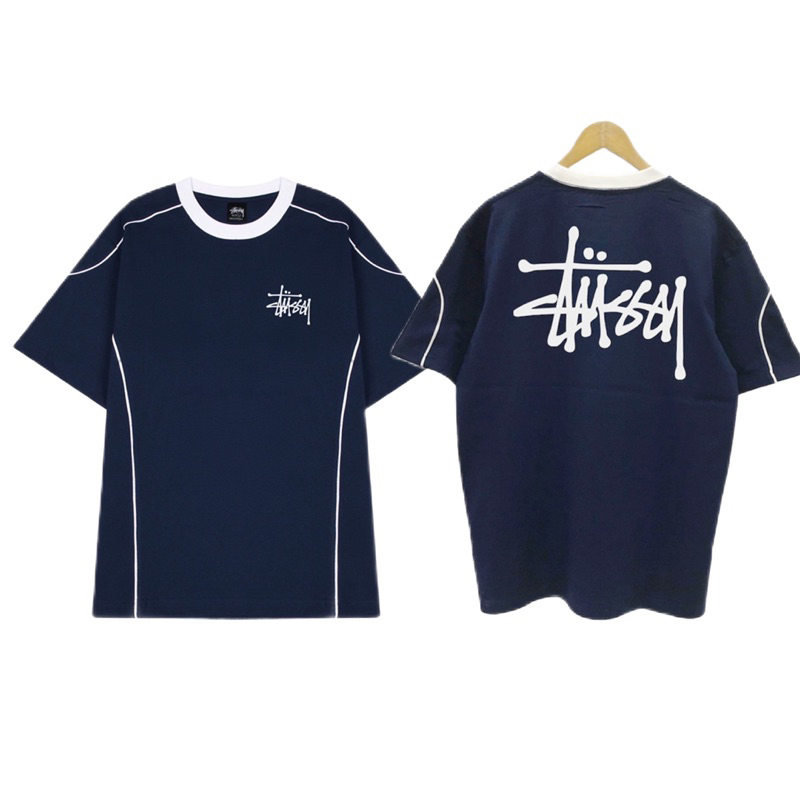Áo thun STUSSY viền tay cao cấp độc đẹp, áo phông nam nữ chính hãng, Full bọc tag