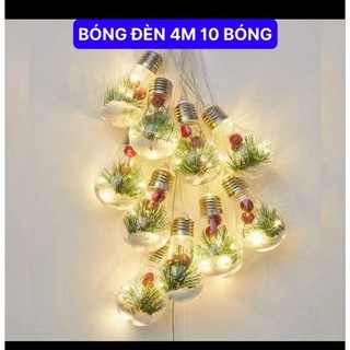 Dây đèn trang trí hình bóng đèn 4m 10 bóng mẫu đẹp