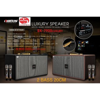 Loa karaoke xách tay omaton ek-7900 luxury - công ty thiên phúc