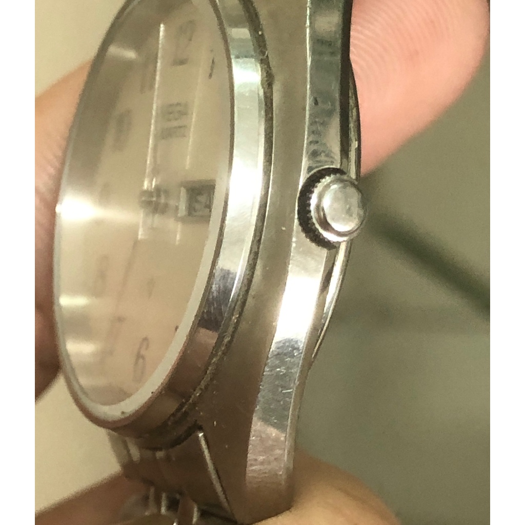 Đồng hồ nam hiệu Vega, cỡ mặt nhỏ 34mm, nam tay nhỏ. Si Nhật