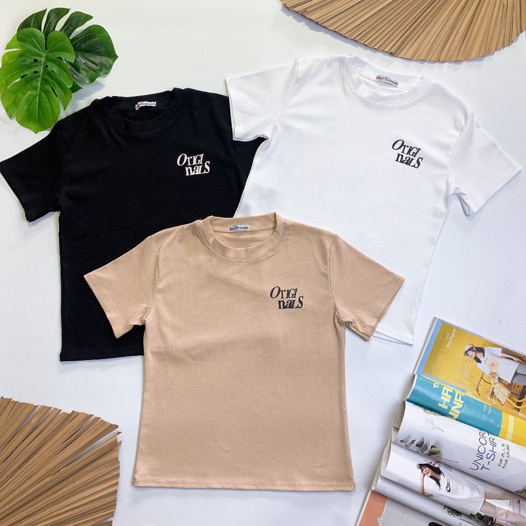 Áo Baby Tee Basic RYSO FASHION  Chất Thun Coton Dày Dặn Thấm Hút Tốt