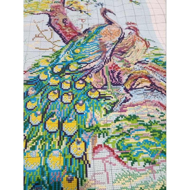 Tranh thêu kín Tùng Cúc Trúc Mai MN0265-150x100cm