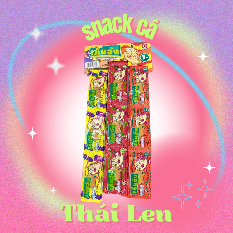 Set Snack Cá Nướng Thái Lan 3 Vị 60 Gói Nhỏ