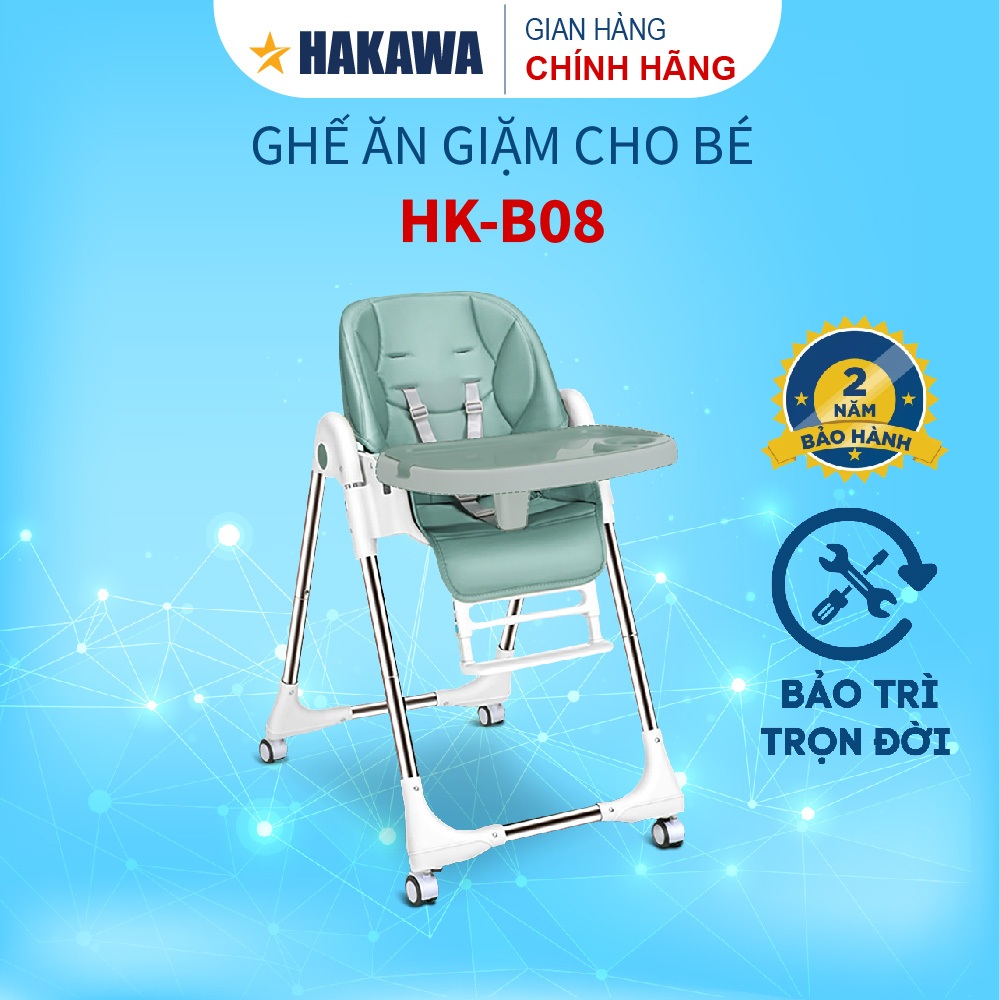Ghế ăn dặm cho bé HAKAWA - HK-B08 - Bảo hàng chính hãng 3 năm