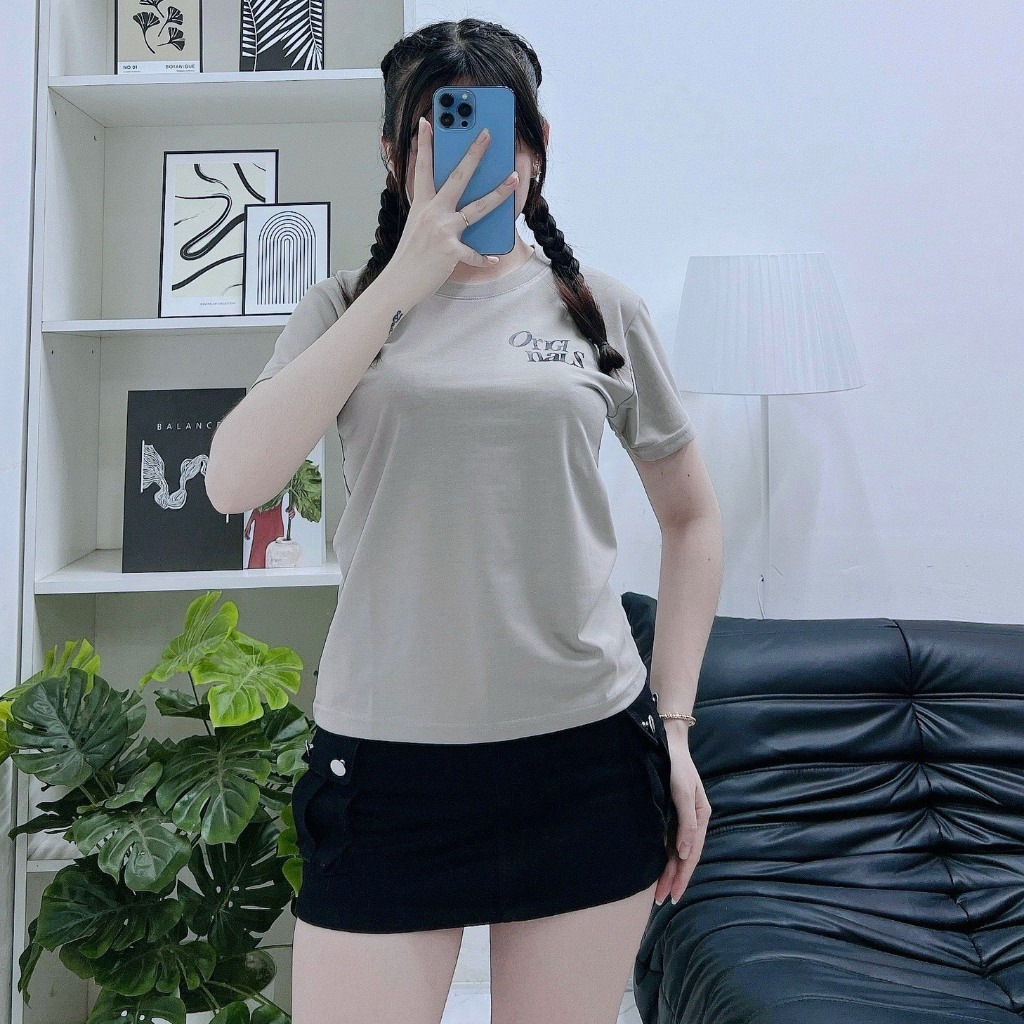 Áo Baby Tee Basic RYSO FASHION  Chất Thun Coton Dày Dặn Thấm Hút Tốt