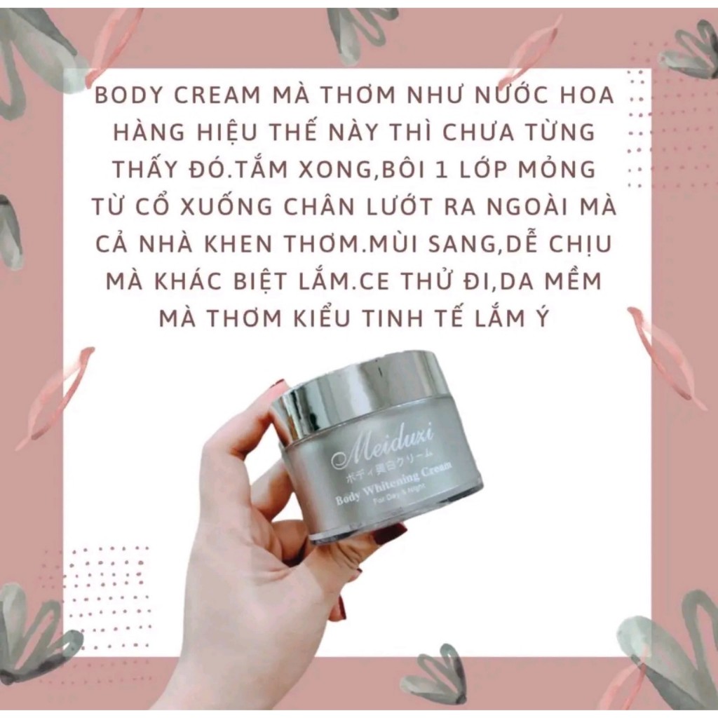Kem body Meiduzi dưỡng trắng da toàn thân - Body Meiduzi cao cấp nâng tone toàn thân 200g