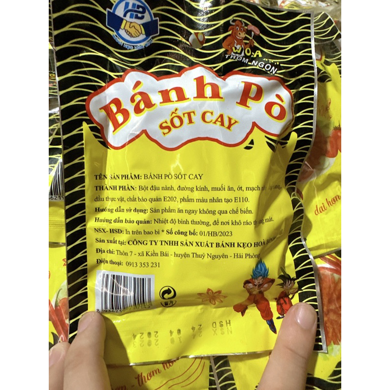 Sỉ 1 Bịch Bánh Pò Quẩy Sốt Cay Hàng Mới Về