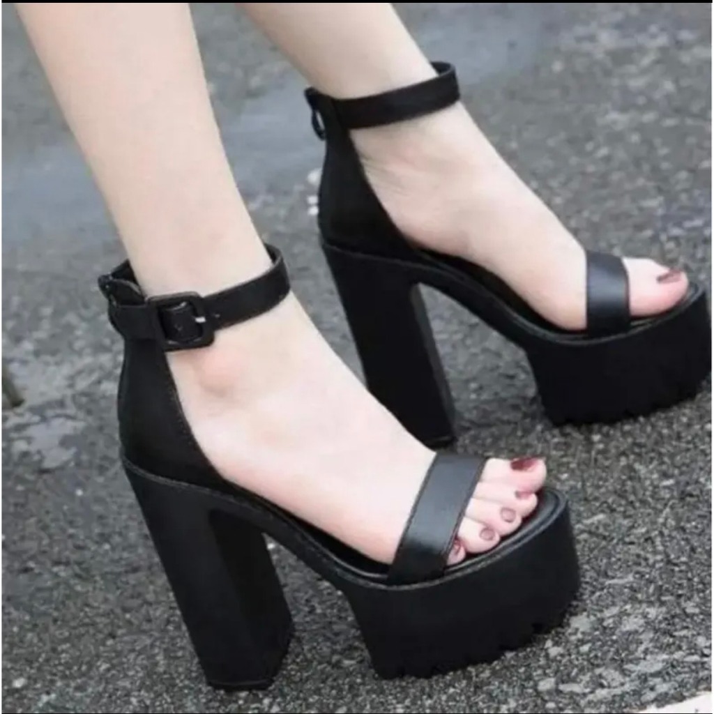 Dép sandal nữ dép nữ cao gót 14cm