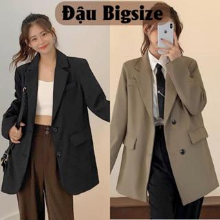  Áo vest bigsize nữ tay dài công sở chất cotton lạnh cao cấp 1 lớp có túi   có video ảnh thật   - VET6 