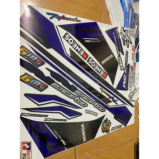 Tem blade 110 xám xanh GP đen RC