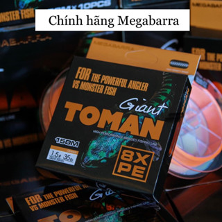 Dây dù MEGABARRA X8 TOMAN chính hãng chuyên câu lure