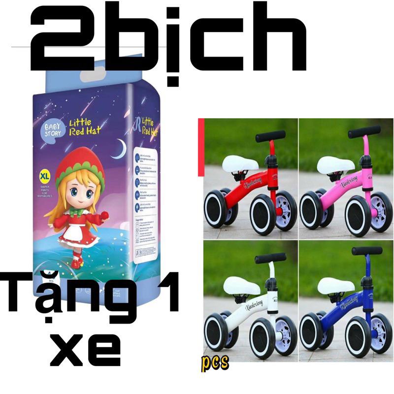 Combo 2 bịch bỉm Little Red hat